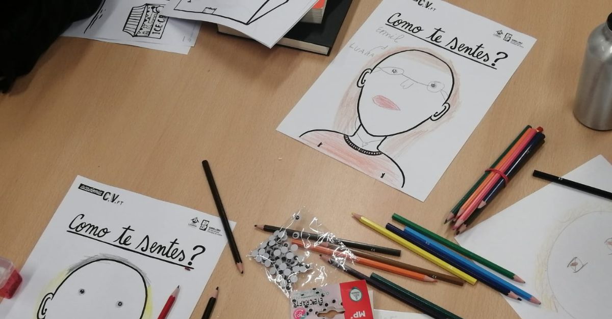 recursos pedagógicos para trabalhar a interculturalidade em Portugal. recurso como te sentes com vista a trabalhar as emoções